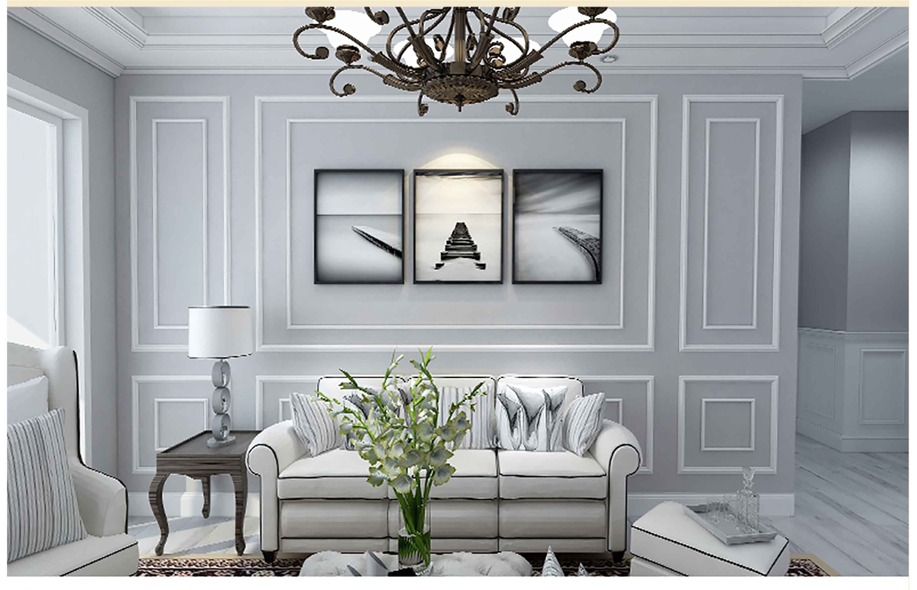 石膏線安裝效果圖一