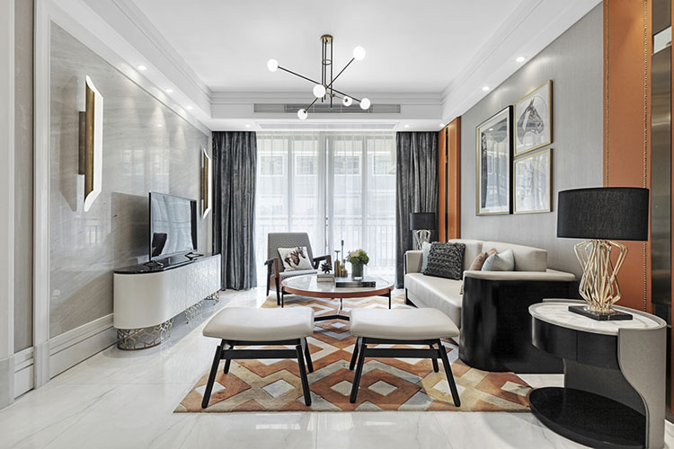 湖南邁輝龍騰石膏線裝修師傅裝好的效果