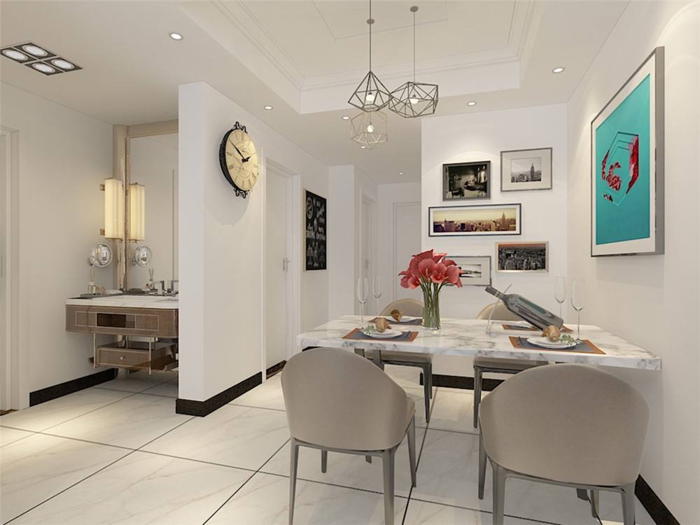 現(xiàn)代簡(jiǎn)約風(fēng)回字型吊頂