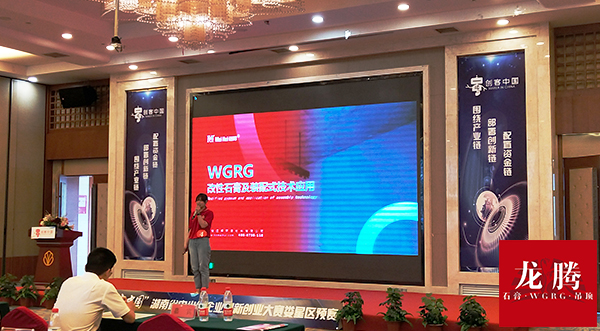 湖南邁輝環保材料有限公司(龍騰石膏吊頂)《WGRG改性石膏及裝配式技術應用》演講現場 湖南邁輝環保材料有限公司(龍騰石膏吊頂)《WGRG改性石膏及裝配式技術應用》演講現場