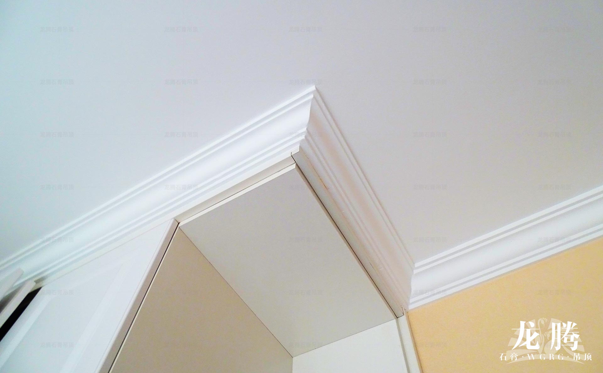 臥室安裝石膏線效果